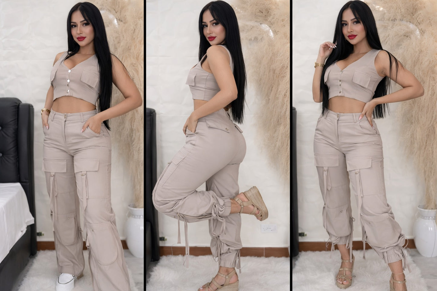 Conjunto Karol G Tipo Cargo - 2 Modo De Uso- Marca Mistik Co