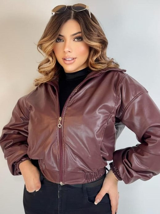 🤎 Chaqueta Cuerina Premium — Estilo que transforma tu look