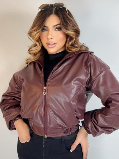 🤎 Chaqueta Cuerina Premium — Estilo que transforma tu look