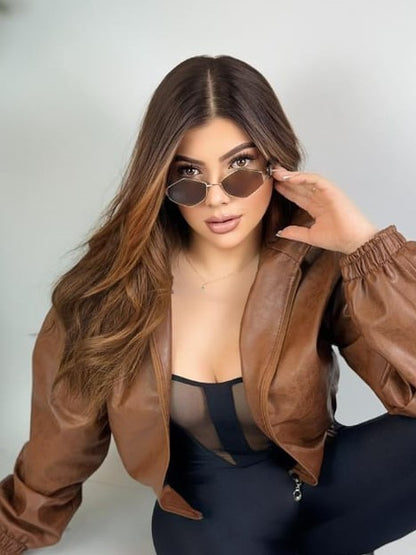 🤎 Chaqueta Cuerina Premium — Estilo que transforma tu look